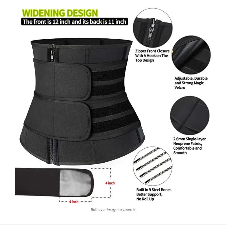 Waist Trainer with velcro strap