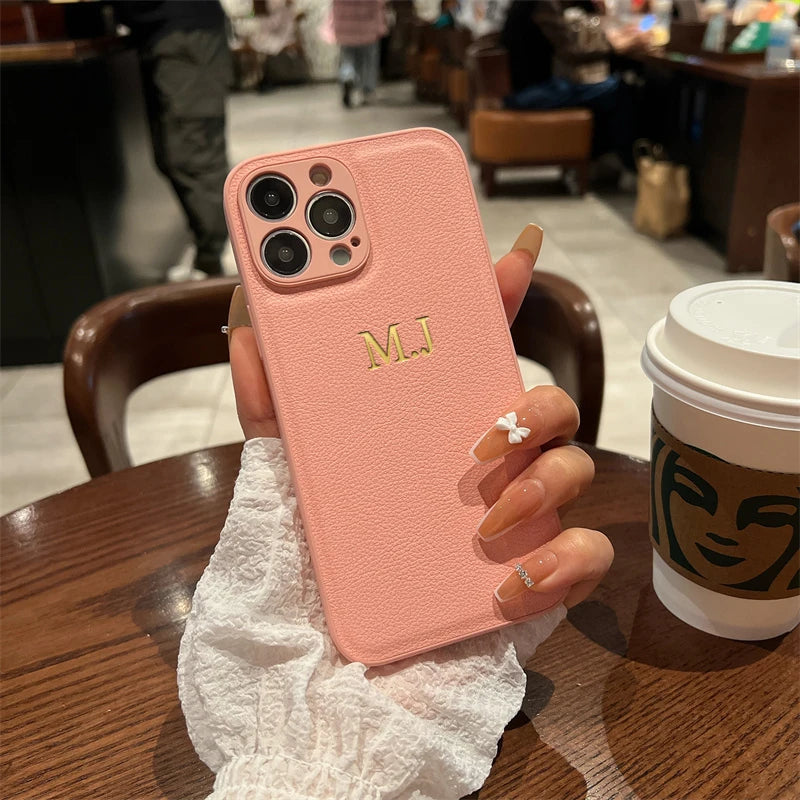 Phone case for iPhone 15 14 13 Pro Max with customizable name