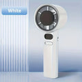 Mini Handheld Fan – Quiet, 4-Speed, Portable with Power Display