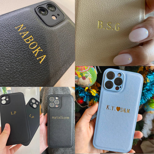 Phone case for iPhone 15 14 13 Pro Max with customizable name
