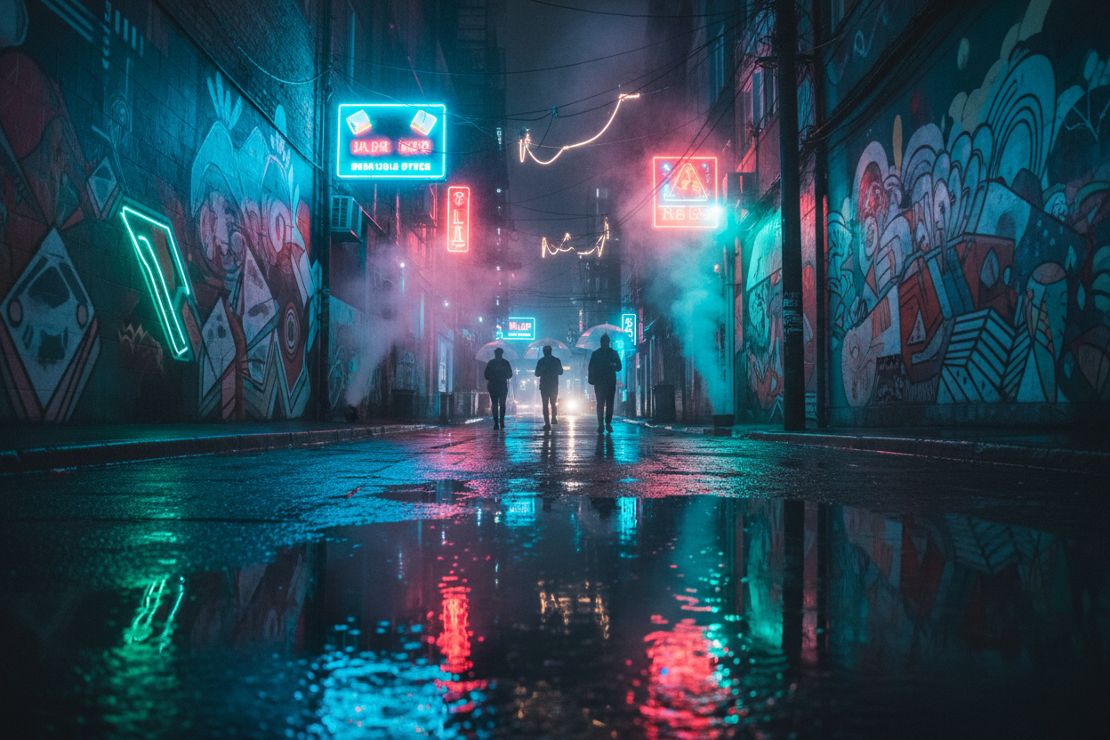 Neon Alleyway